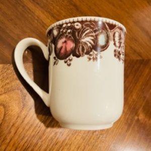 TWO Johnson Brothers “His Majesty” turkey mugs